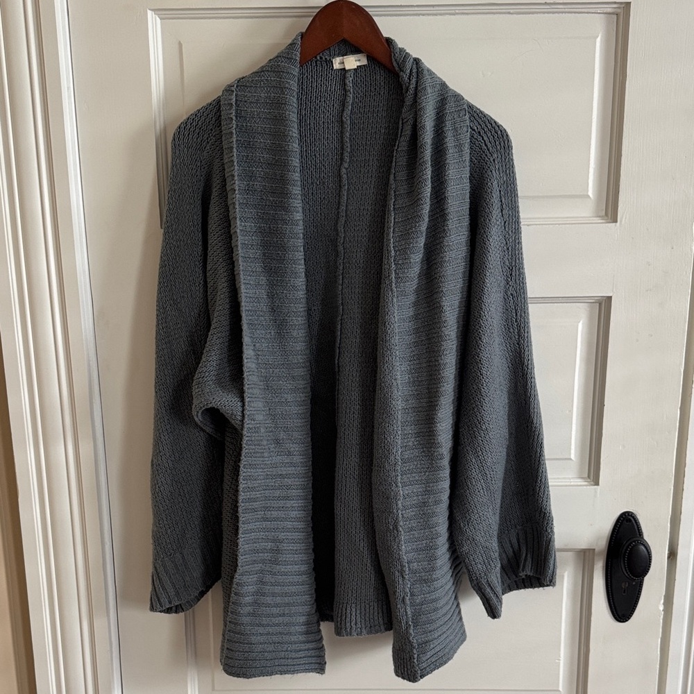 Urban Outfitters Oversized Dark Blue Open Cardigan Sweater